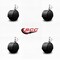 Service Caster 2'' Floor Safe Black Hooded Twin Wheel Caster 5/16 Threaded Stem, 4PK SCC-TS02S50D-NYU-FB-5161812-4 - alternate 2